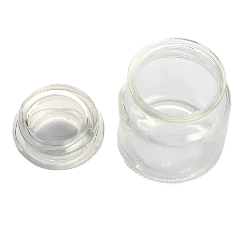 Premium 6-Piece Glass Spice Jar Set