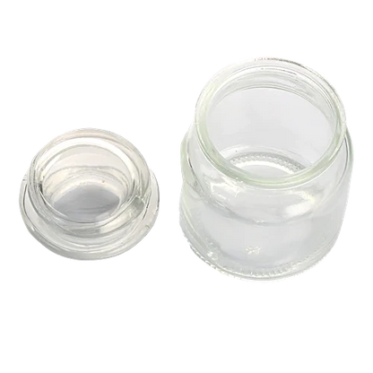 Premium 6-Piece Glass Spice Jar Set