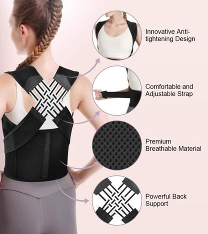 PostureMaster Pro: The Ultimate Back & Shoulder Support Brace