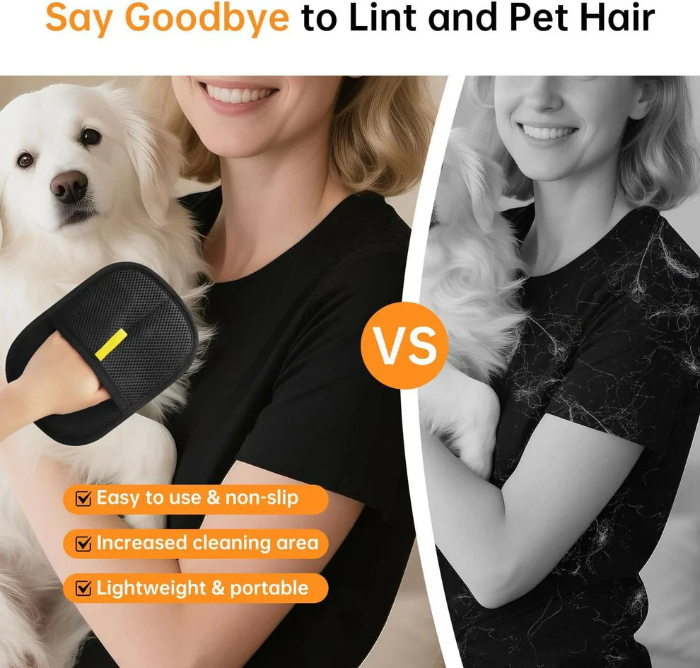 Pet Grooming & De-Shedding Glove