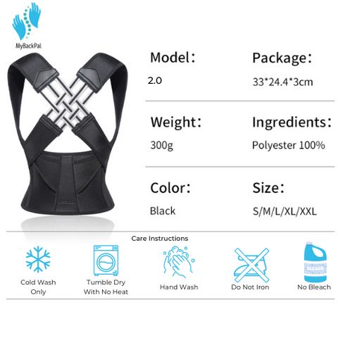 PostureMaster Pro: The Ultimate Back & Shoulder Support Brace