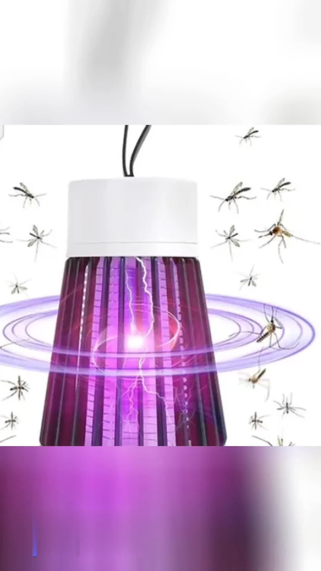 Portable Rechargeable Mosquito Killer Lamp | UV Light Insect Trap & Bug Zapper